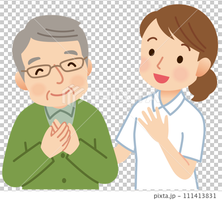 親近老人的看護員 親近老人的看護員 111413831