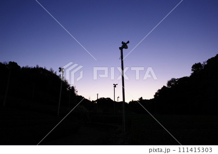 茶畑の夕暮れ 茶畑の夕暮れ 111415303