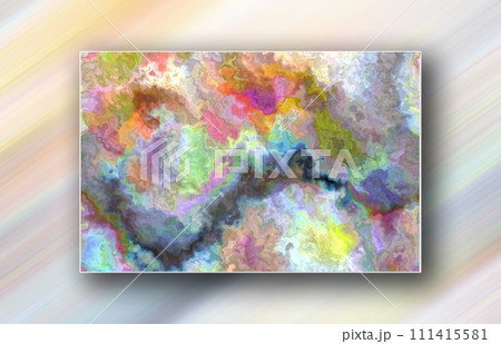 3D Image gallery with abstract acrylic painting artwork 3D Image gallery with abstract acrylic painting artwork 111415581
