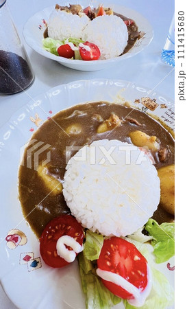 ワンプレ-ト朝食、ぐだくさん朝カレー ワンプレ-ト朝食、ぐだくさん朝カレー 111415680