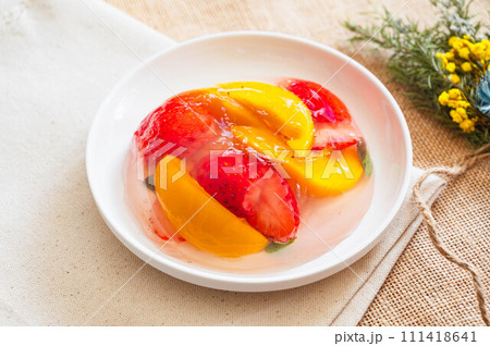 自家製　フルーツゼリー 111418641