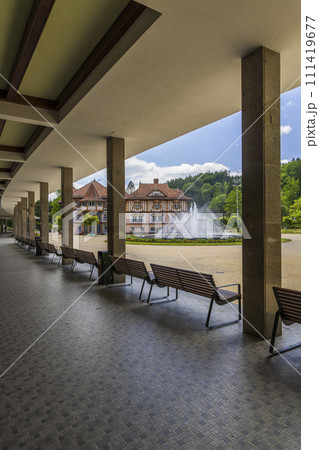 Luhacovice, picturesque spa town in Southern Moravia, Czech Republic 111419677