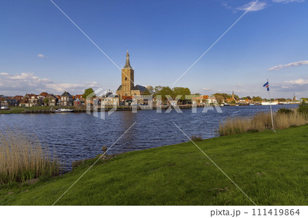 Hasselt old town near Zwolle, The Netherlands 111419864