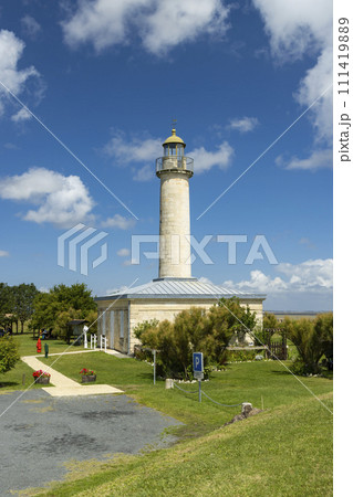 lighthouse called Phare de Richard in Aquitaine, France 111419889