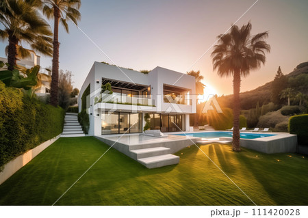 Luxury Villa with garden in Spain. Luxury home. Villa Resort 111420028