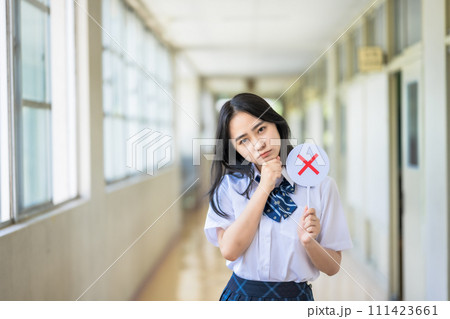 スクールライフ（学校生活）のイメージ素材 111423661