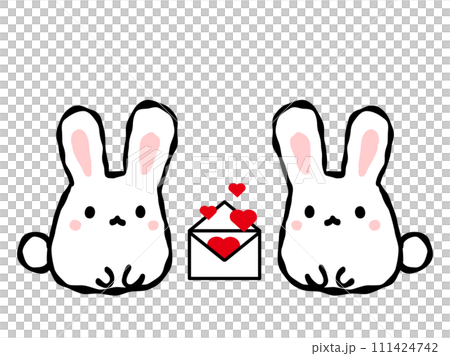 もちうさ ラブレター ギフト もちうさ ラブレター ギフト 111424742