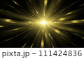 黄色の放射線 111424836