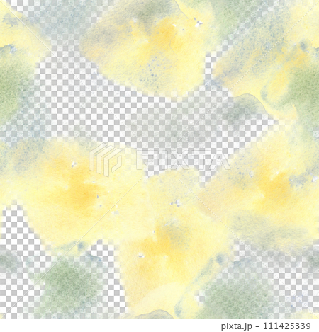 Abstract watercolor backdrop seamless pattern isolated on white. Summer seamless watercolor texture. Endless pattern in bright spring style. Flowing aquarelle abstract. Background for web, textile 111425339