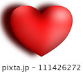 リアル的なハート 111426272