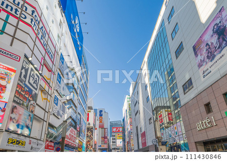 「東京都」秋葉原駅前の風景 「東京都」秋葉原駅前の風景 111430846