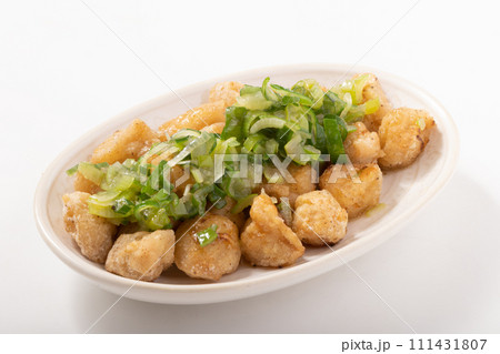 ぼんじり揚げのネギ塩だれ 111431807