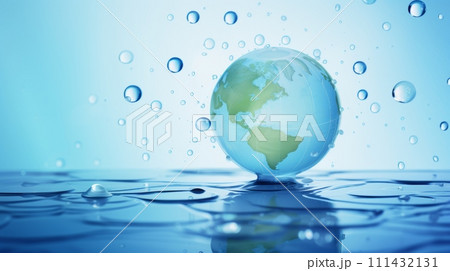 Celebrating World Water Day with Abstract Drops 111432131