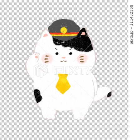 貓咪售票員向蠟筆觸摸致敬 111432358