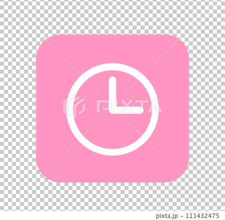 簡單的粉紅色時鐘應用程式 簡單的粉紅色時鐘應用程式 111432475