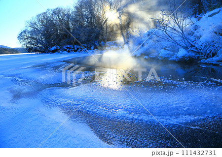 阿寒湖のフロストフラワー 111432731