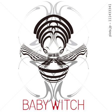 摩訶不思議なラインアート　ベクター素材 111433341