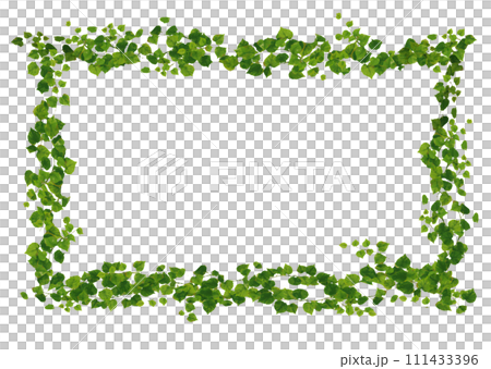 蔓のフレーム　飾り枠 111433396