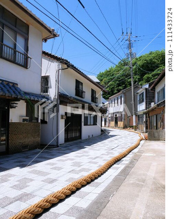 呼子大綱引の日 「呼子大綱引」通りの風景 (佐賀県唐津市) 呼子大綱引の日 「呼子大綱引」通りの風景 (佐賀県唐津市) 111433724