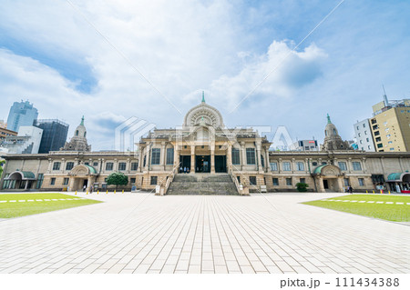 「東京都」築地本願寺の風景 「東京都」築地本願寺の風景 111434388