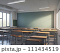 誰もいない教室 (AI画像) 111434519