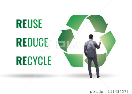 Recycling logo with ecology concept 111434572