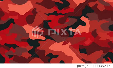 赤の迷彩柄 111435217