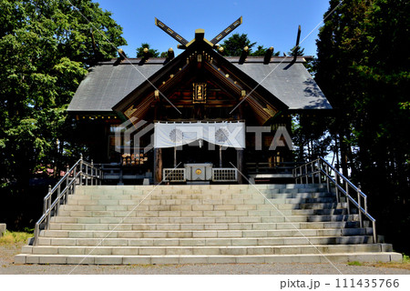 石狩郡当別町 当別神社の拝殿 111435766