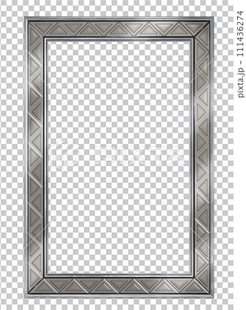 silver square frame 111436274