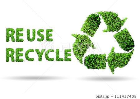 Recycling logo with ecology concept 111437408