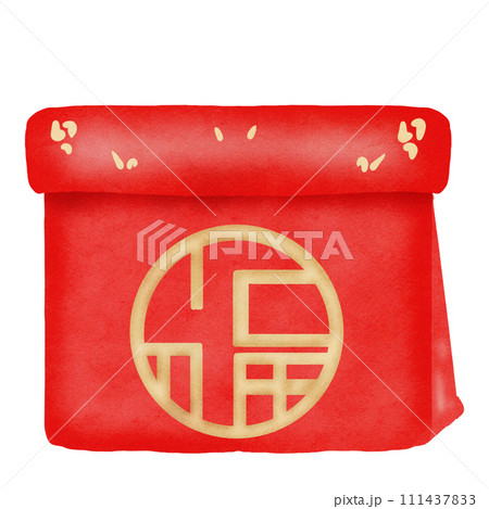lunar newyear Chineseclip art red Chinese	 111437833