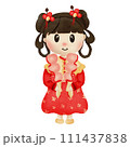 lunar newyear Chineseclip art red Chinese	 111437838