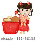 lunar newyear Chineseclip art red Chinese	 111438138