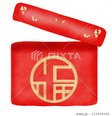 lunar newyear Chineseclip art red Chinese	 111438142