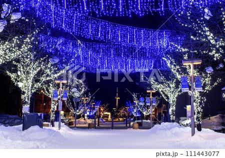 旭川買物公園六条通のイルミネーション 111443077