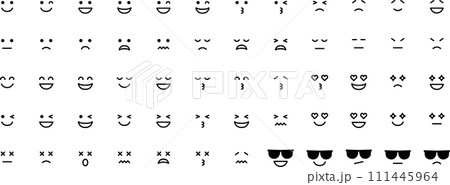 表情マークセット 111445964