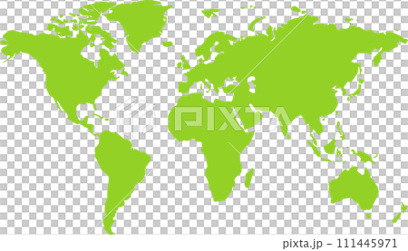 World map green 111445971