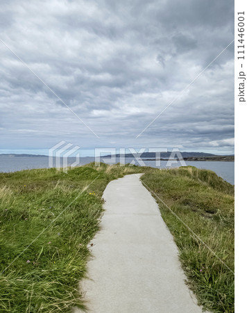 The new path at Portnoo harbour in County Donegal, Ireland. 111446001