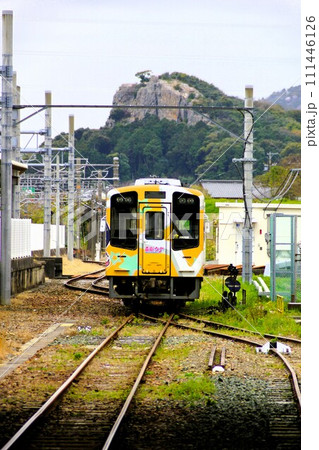 天竜浜名湖鉄道の風景　新所原駅（レールバス気動車） 111446126
