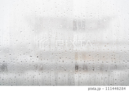 冬の窓辺の結露 冬の窓辺の結露 111446284