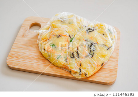 ポリ袋で作る簡単ポテサラ 111446292