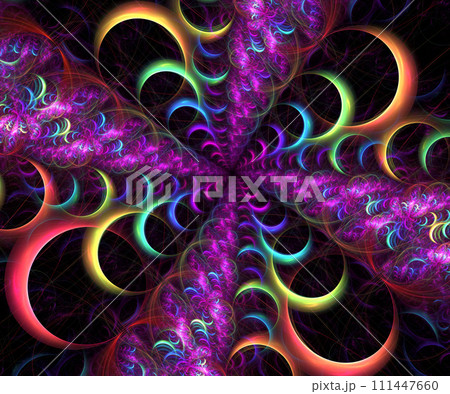 Computer generated colorful fractal artwork Computer generated colorful fractal artwork 111447660