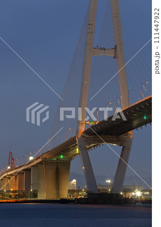 大型つり橋（名港中央大橋　トリトン 愛知県 名古屋市 港区） 111447922