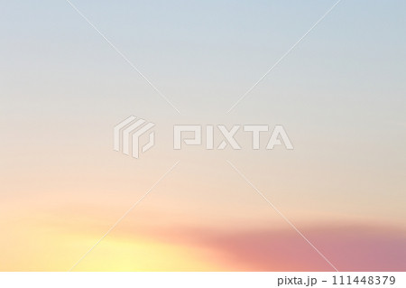 夕日のグラデーション 夕日のグラデーション 111448379
