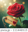 composite image of red roses 111448515