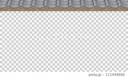 瓦屋頂的框架材料_日式插圖 111449880