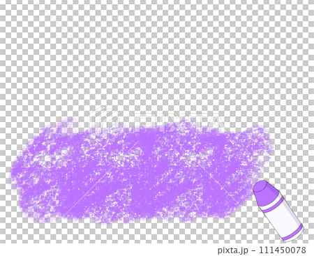 Horizontal frame of purple crayons 111450078