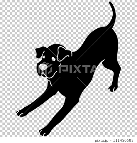 A simple and cute Great Dane silhouette that invites you to play. 111450595