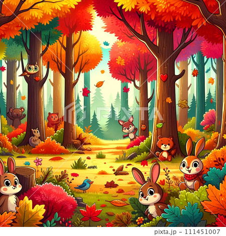 森の動物たち 111451007