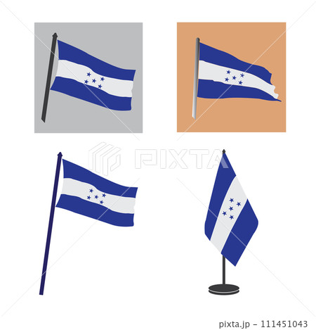 Honduras flag icon Honduras flag icon 111451043